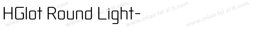 HGlot Round Light字体转换